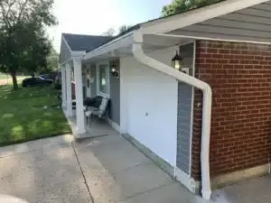 rain gutter repair cost